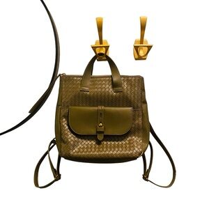 Fossil | Hunter Leather Backpack Green